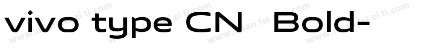 vivo type CN繁 Bold字体转换